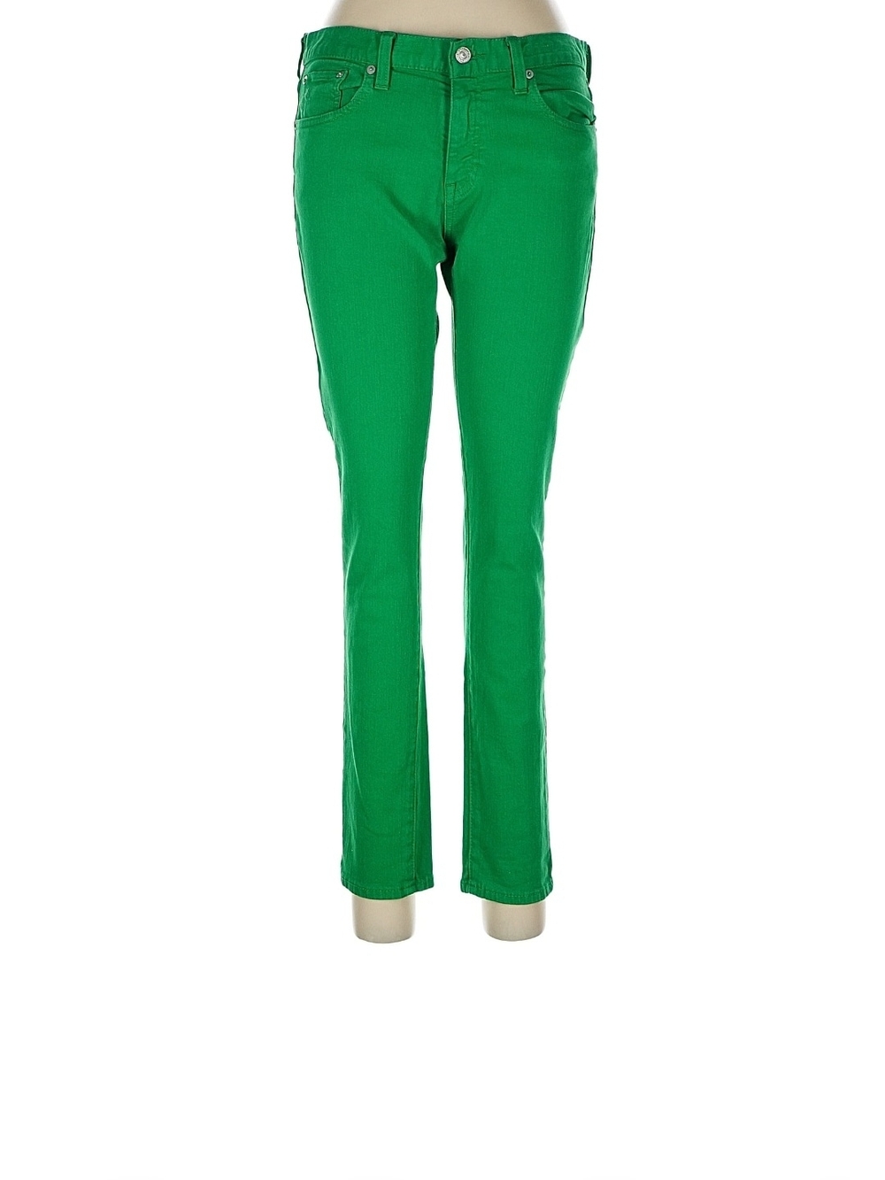 Ralph Lauren Women's Straight-Leg Jeans in Green